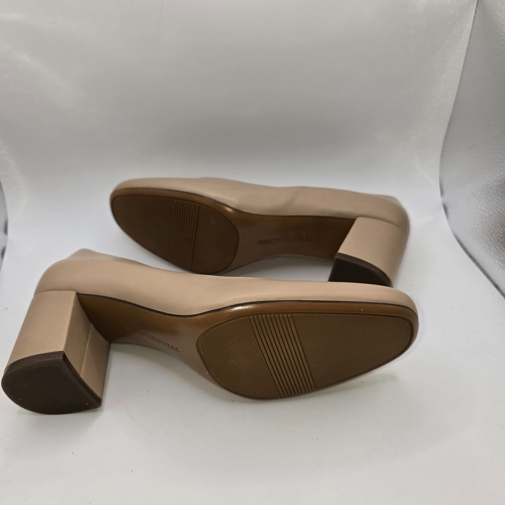 Naturalizer Michelle 6.5 Pumps Beige Leather Comfort Dress Classic Office - Picture 11 of 12